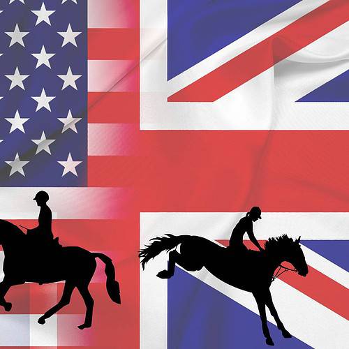 usa vs uk horse shows
